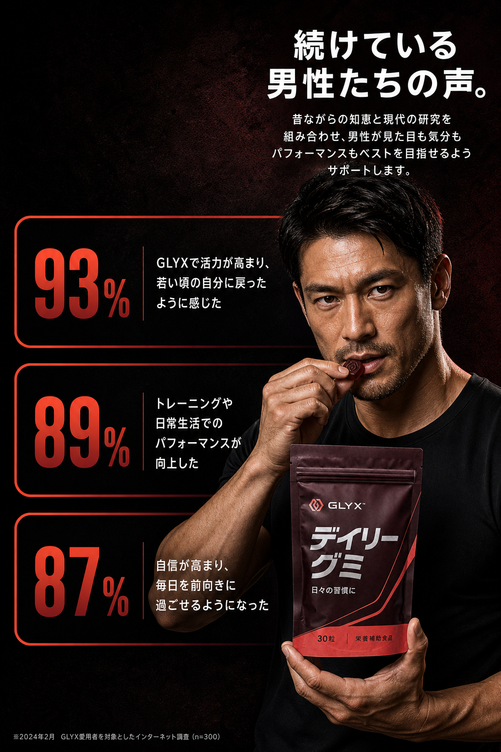続けている男性たちの声