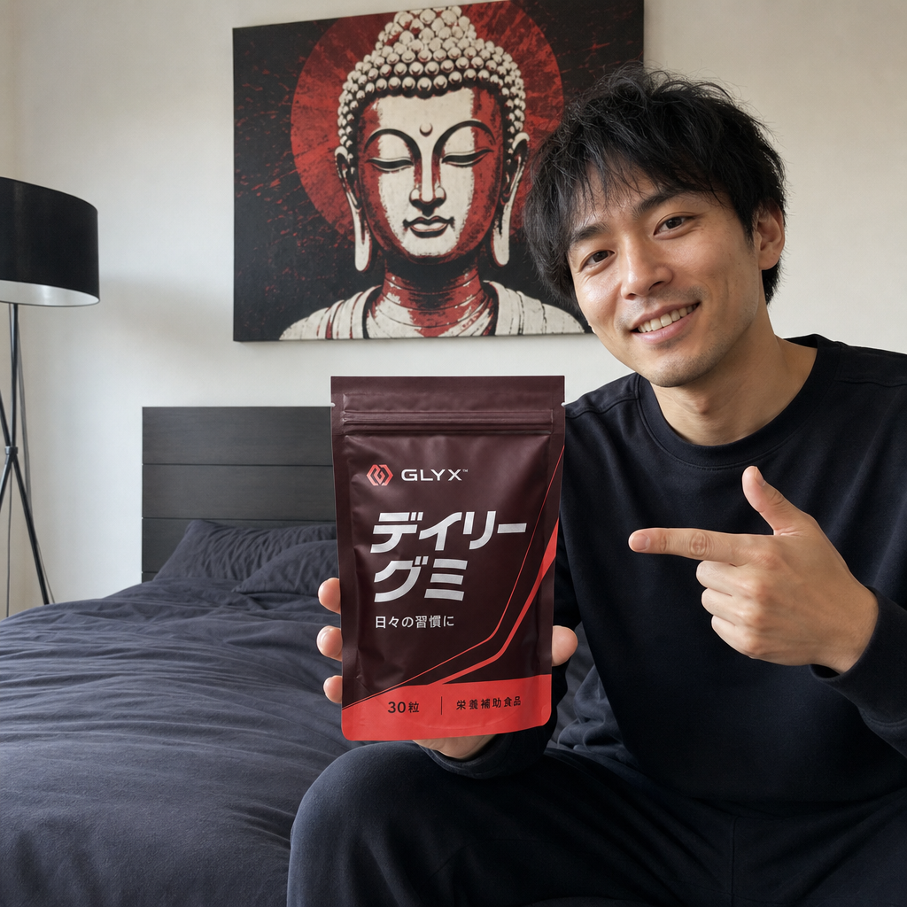 GLYXを続けている男性